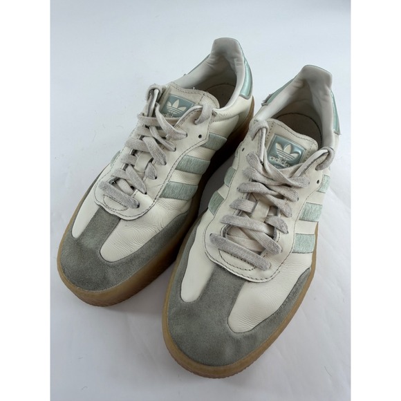 adidas Shoes - Adidas Samba XLG Wonder White Sage Green Gum Platform Sneakers IG1947 Womens 8.5